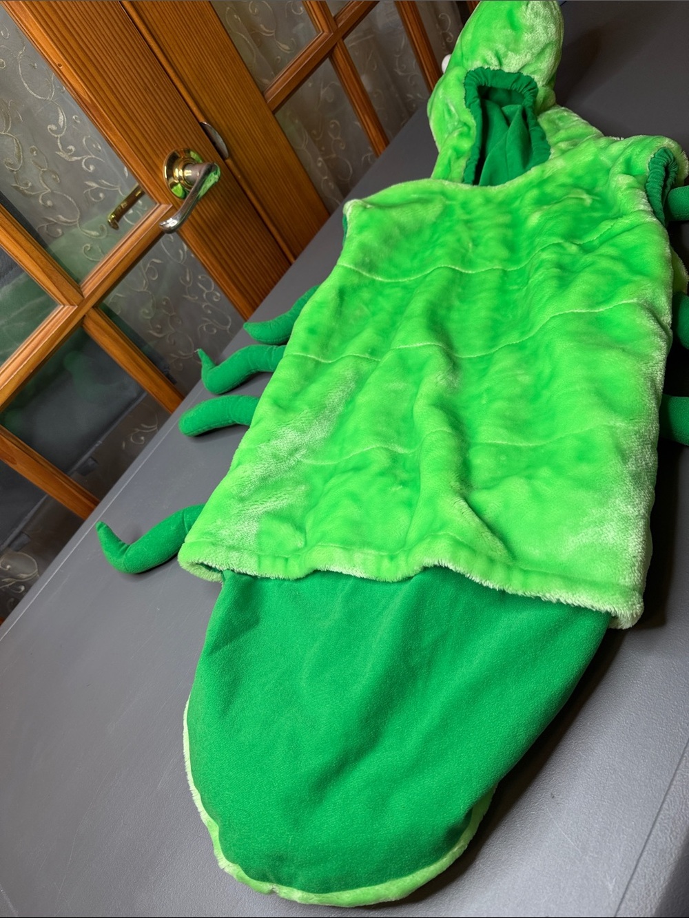 🐛Kid’s Plush Green Caterpillar Costume. Size: 3-5 - Picture 5 of 7